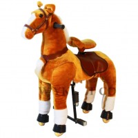 PonyFunny Plush funny mechanical  Horse riding  scooter for riding