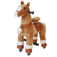 new design "Giddy up rides" riding horse walking ride on horse plush riding animals